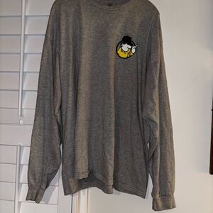Gildan Heather Gray Long Sleeve Shirt